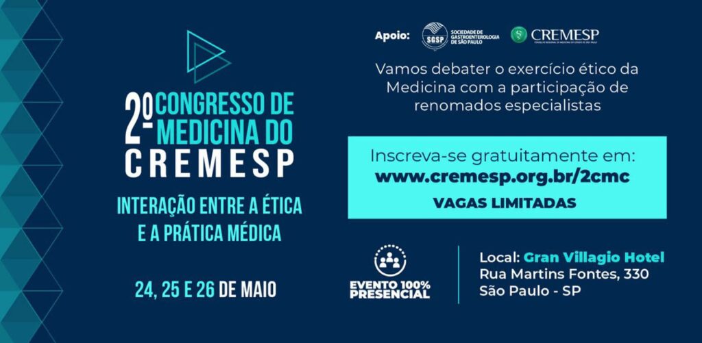 Como foi o 2º Congresso de Medicina do Estado de São Paulo do CREMESP